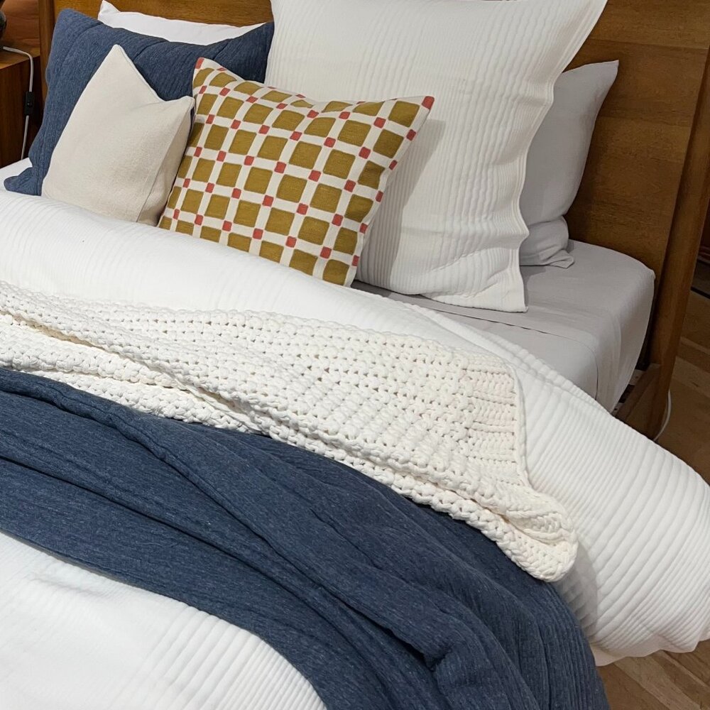 West Elm Chunky Cotton Knit Throw - 50x60